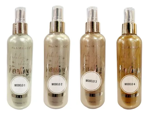 Polvo De Hada Spray Iluminador De Rostro Cuerpo Y Cabello