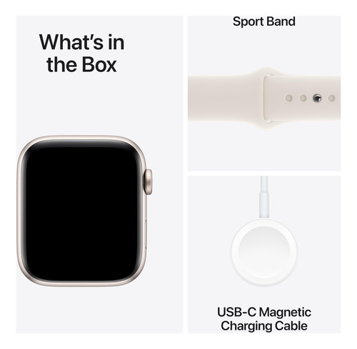 Apple Reloj Se 2ª Generación Gps 1732mm Starlight M/l Mmg