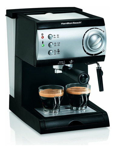 Maquina De Cafe Espresso Hamilton Beach Con Vaporizador