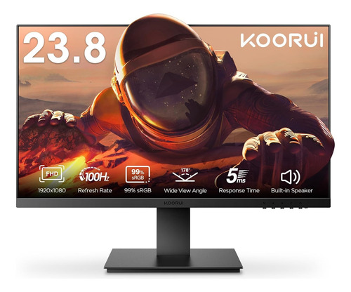 Monitor Koorui 24 Pulgadas 100hz Altavoces Hdmi 5ms Gamer