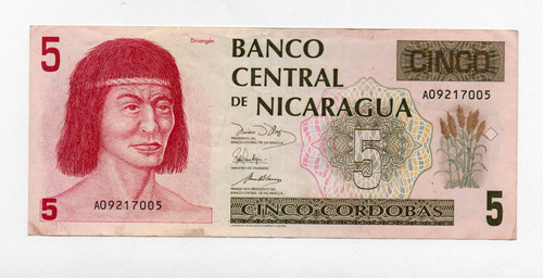 Nicaragua 5 Cordobas 