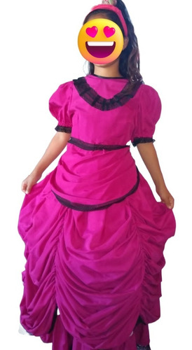 Disfraz Dama Antigua Fiestas Patrias Niña Alquiler Por 24 Hs