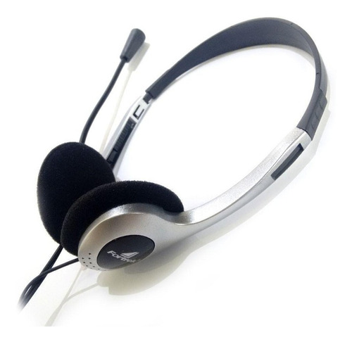 Fone Headset Multimidia Hbl-101 Prata/preto - Fortrek