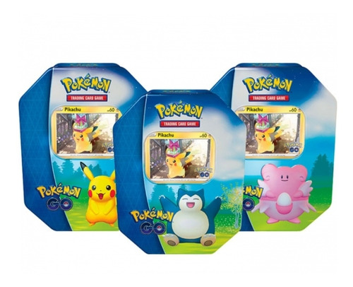 Pokémon 3 Latas Go En Inglés  Trading Card Games Cartas