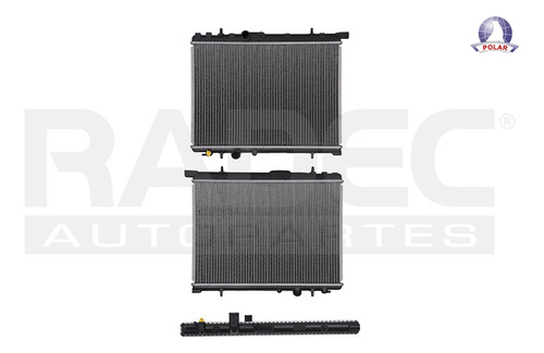 Radiador Peugeot 206 207 307 98-10 C/y S/aire Ac Estandar