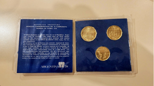 Monedas Conmemorativas Del Mundial De Fútbol Argentina 1978