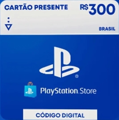 Playstation Store R$300,00 Psn Cartão Presente Digital