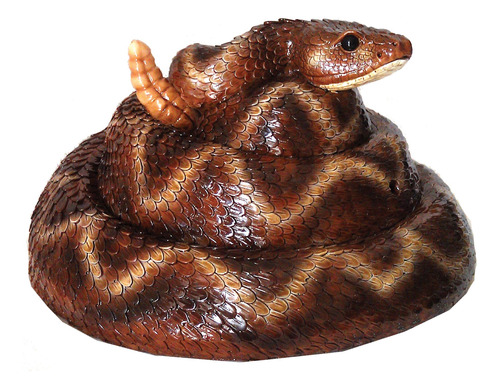 Michael Carr Designs Estatuilla De Serpiente De Cascabel Con