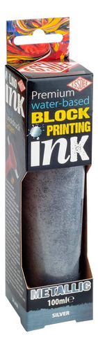 Tinta Para Impresion 3.4 fl Oz Color Plateado Metalico