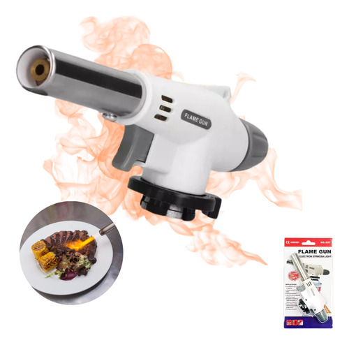 . Antorcha Culinaria Portátil Gourmet Profesional Ajustable.
