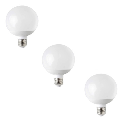 Pack 3 Lámpara Led Bulb G80 10w  - Calidad Unilux 