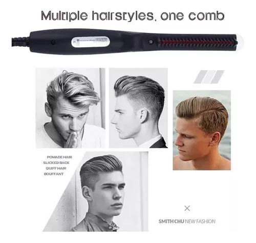 Chapinha Pente Alisador De Cabelo E Barba Masculino