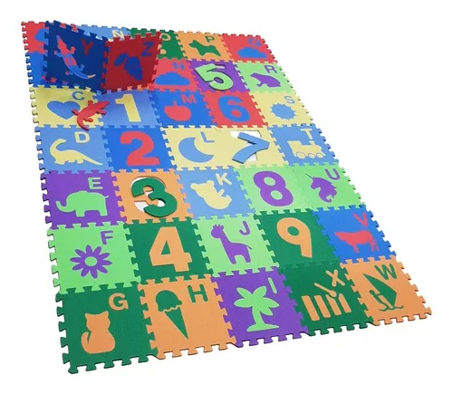 Puzzle Suelo Goma Eva Abecedario Set 26 Pcs.