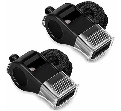Lot De 12 Sifflets De Sport Avec Cordon - Son Fort Pour Entraîneurs, Arbitres, Urgence