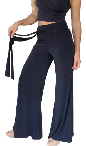 Pantalón Palazzo De Pierna Ancha Para Mujer