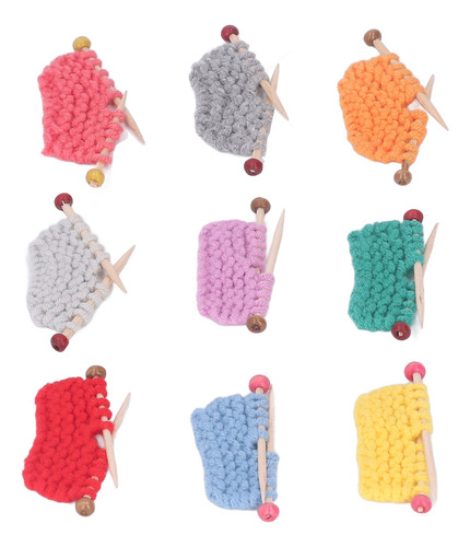 Kit De Suéteres Para Tejer Con Hilo De Lana Dollhouse, 9 Pie