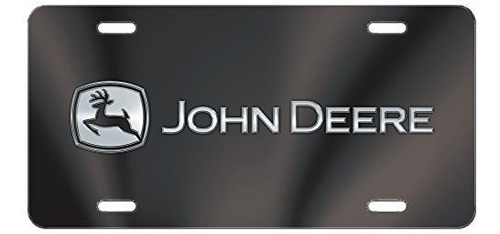 Chroma 002018 Black Acrylic John Deere Inlay Tag Plate