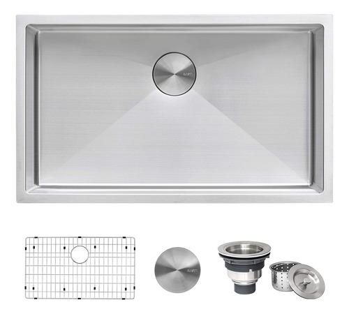 Bacha Para Cocina De Acero Inoxidable 81x 48x 25 Cm- Ruvati