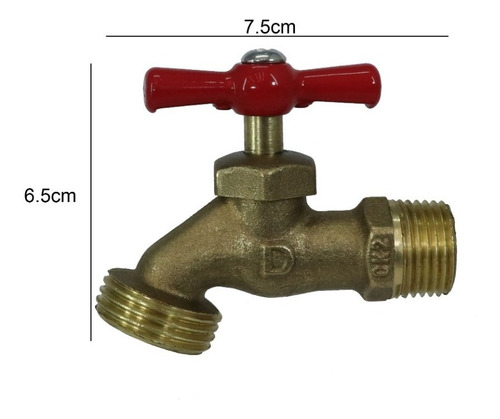 Válvula Para Manguera Dica 4119c 13mm-1/2puLG 2pz 33101320