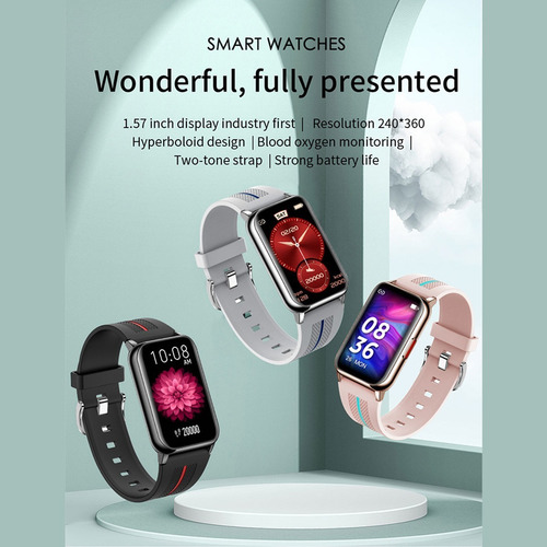 Reloj Inteligente Smartwatch Fralugio H76 Curvo Full Hd Ips