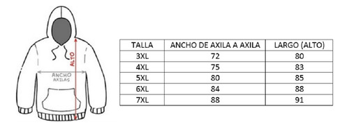 Talla Extra En Sudadera 3xl,4xl,5xl,6xl Y 7xl Color Liso