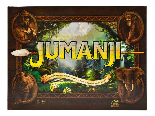 Juego De Mesa Jumanji Cardinal Refresh Spin Master