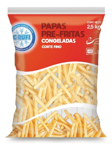 Papas Congeladas Crufi Corte Fino 2,5k - Cold Market