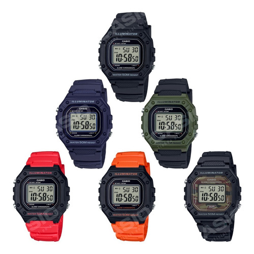 Imagen 3 de 3 de Reloj Casio Core W-218h-1
