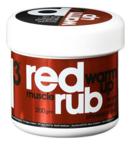 Crema Muscular De Calentamiento Red D3 Charrua Store