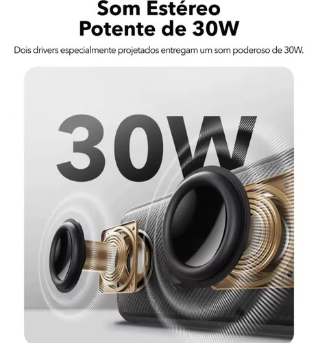 Caixa Som Portátil Bluetooth Anker Soundcore Motion 300 Ldac Cor Preto