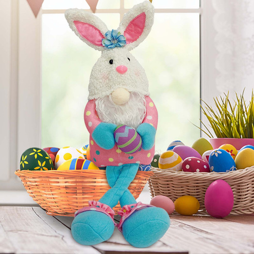 Decoración De Pascua Con Forma De Conejo Enano Para Habitaci