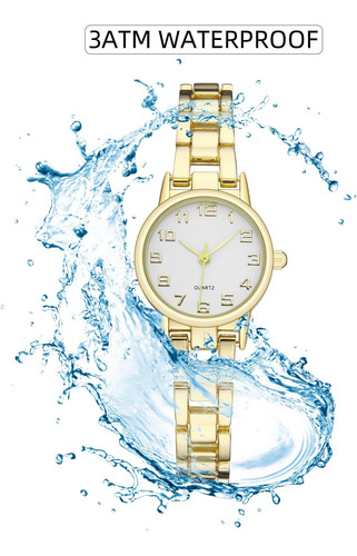 Twoption Reloj De Pulsera Impermeable Para Mujer, Reloj De C