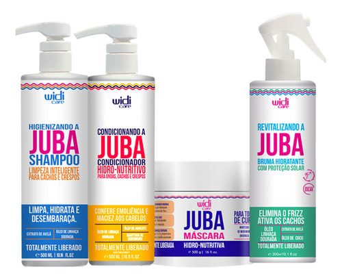 Kit Juba Sh + Cond + Masc + Bruma Hidratante