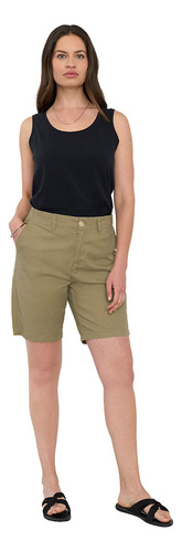 Short Mujer Bermuda Verde Corona