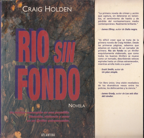 Thriller Craig Holden Rio Sin Fondo 1a Edicion 1994 Novela