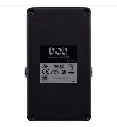 Pedal Distortion Dod Gunslinger Mosfet Guitarra Prateado 9v
