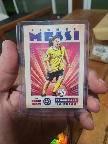 Carta Lionel Messi Topps Deco La Pulga Lionel Messi