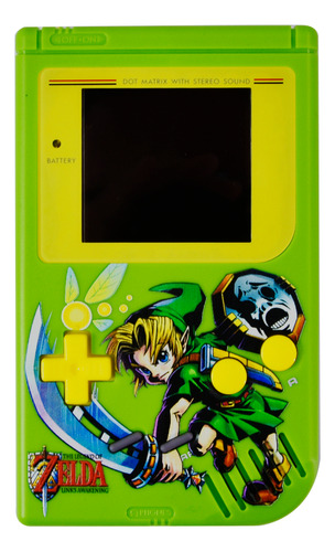 Consola Game Boy Dmg Mod Retroiluminada Ips Carcasa Zelda