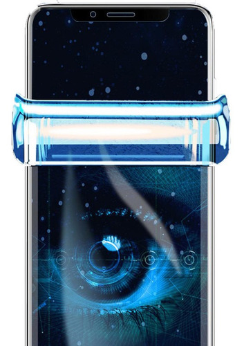 Hidrogel Mica Azul Frente+atras Para Samsung J2 Pro 2016