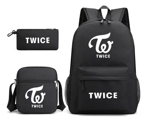 Juego De 3 Mochilas Para Estudiantes twice Color Negro MercadoLibre