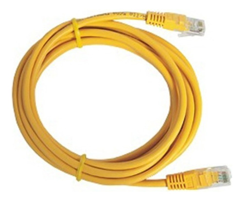 Patch Cord Cable Parcheo Red Utp Categoría 5e 2 Mts Amarillo