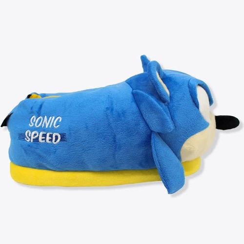 Imagem 2 de 5 de Pantufa 3d Sonic Adulto P 33 34 35 Zona Criativa