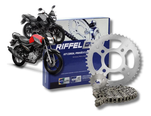 Kit Relação Riffel Ys 150 Fazer 2013 A 2024