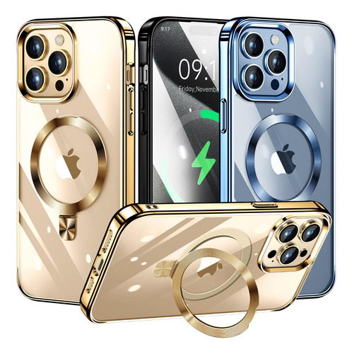 Anillo Cd Para iPhone 15 Pro Max Transparente Delgado Elec-2