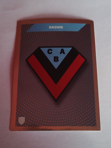 Figurita Futbol Argentino 2017/18 Num 446 Escudo Brown