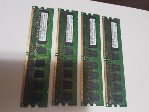 Imagem 4 de 6 de Memória Samsung M391t2863qz3 Cf7 0924 1gb 1rx8 Pc2 6400e