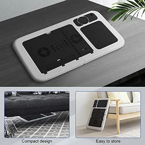 Escritorio Portátil Cocoarm Con Ventiladores Usb Y Soporte P