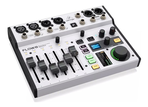 Mezcladora Behringer Flow 8, 8 Canales Con Bluetooth Y Usb