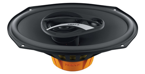 Kit Hertz 6x9 Alto Falantes Dcx 180w Rms 690.3 Triaxial Par Cor Preto
