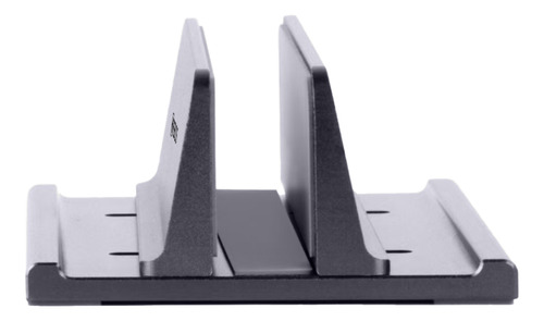 Suporte Alumínio Vertical Para Notebook E Tablte Su-253 Cor Cinza-escuro